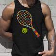 Retro Tennis Player & Ball With Polka Dots Happy Dot Day Boy Tank Top Gifts for Him
