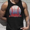 Retro Vintage Philly Baseball Skyline Cool Philadelphia Unisex Tank Top Gifts for Him