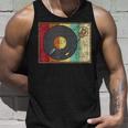 Retro Vintage Vinyl Record Player Turntable Music Lover Vinyl Tank Top Gifts for Him