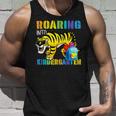 Roaring Into Kindergarten Tiger Back To School From Teacher Unisex Tank Top Gifts for Him