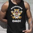 Roarsome Dad Funny Tiger Lover Father Daddy Unisex Tank Top Gifts for Him