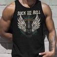 Rock And Roll Guitar Vintage Rock Music Tank Top Gifts for Him