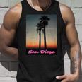 San Diego Sunset - Souvenir Vacation Palm Tree California Unisex Tank Top Gifts for Him