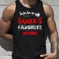 Santas Favorite Intern Funny Job Xmas Gifts Unisex Tank Top Gifts for Him
