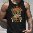 This Is My Scary Quilter Costume Pumpkin Halloween Quilting Tank Top Gifts for Him
