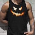 Scary Spooky Jack O Lantern Face Pumpkin Halloween Boys Tank Top Gifts for Him