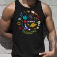 Science Lover Chemistry Biology Physics Love Science Tank Top Gifts for Him