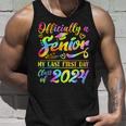 Senior Year 2024 Graduation Class Of 2024 My Last First Day Tank Top Gifts for Him