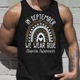 In September We Wear Blue Alopecia Areata Awareness Month Tank Top Gifts for Him
