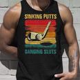 Sinking Putts Banging-Sluts Golf Player Coach Vintage Sport Tank Top Gifts for Him
