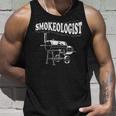 Smokeologist Funny Pitmaster Bbq Smoker Grilling Unisex Tank Top Gifts for Him