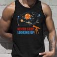 Solar System Planets Never Stop Looking Up Astronomy Boys Unisex Tank Top Gifts for Him