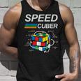 Speed Cuber Competitive Puzzle Speedcubing Players Tank Top Gifts for Him