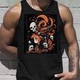 Spellbinding Sorcery Halloween Witch Illustration Tank Top Gifts for Him