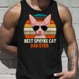Sphynx Cat Dad Owner Breeder Hairless Pet Lover Fathers Day Unisex Tank Top Gifts for Him