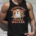 Spooktacular Social Worker Happy Halloween Spooky Matching Tank Top Gifts for Him