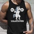 Squaitcorn Fitness Sport Bodybuilding Unicorn Squad Unisex Tank Top Gifts for Him