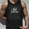 Square Root Of 361 19Th Birthday 19 Years Old Math Math Tank Top Gifts for Him