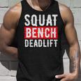 Squat Deadlift Bench Bodybuilding Weight Training Gym Unisex Tank Top Gifts for Him