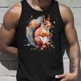 Squirrel Watercolor Tank Top Gifts for Him