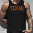 State Of Texas Pride Varsity Style Distressed Tank Top Gifts for Him