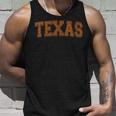 State Of Texas Varsity Style Faded Distressed Tank Top Gifts for Him