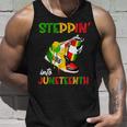 Stepping Into Junenth 1865 Pride Black African American Unisex Tank Top Gifts for Him