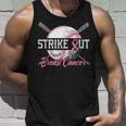 Strike Out Breast Cancer Baseball Breast Cancer Awareness Tank Top Gifts for Him