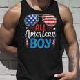 Sunglasses Stars Stripes All American Boy Freedom Usa Unisex Tank Top Gifts for Him