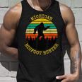 Sunset Bigfoot Big Foot In Forest Michigan Bigfoot Hunter Unisex Tank Top Gifts for Him