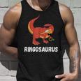 T-Rex Saurus Wedding Party Dino Ring Bearer Security Tank Top Gifts for Him