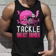 Tackle Breast Cancer Awareness Fighting American Football Tank Top Gifts for Him