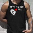 Tacos For Two Please Funny Cute Pregnancy Announcement Unisex Tank Top Gifts for Him
