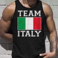 Team Italy Print Italian National Country Flag Italy Unisex Tank Top Gifts for Him