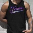 Texas Tx Baseball Distressed Tank Top Gifts for Him