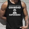 The Worlds Greatest Grandad Superhero Unisex Tank Top Gifts for Him