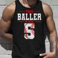 This Baller Is Now 5 Birthday Baseball Theme Bday Party Unisex Tank Top Gifts for Him