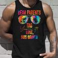 Tie Dye Dear Parents Tag It Last Day Of School Bus Driver Unisex Tank Top Gifts for Him
