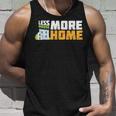 Tiny House Quote Gift | Less House More Home Unisex Tank Top Gifts for Him