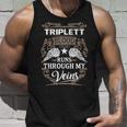 Triplett Name Gift Triplett Blood Runs Throuh My Veins Unisex Tank Top Gifts for Him
