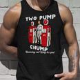 Two Pump Chump Running Out Way Too Fast Running Funny Gifts Unisex Tank Top Gifts for Him