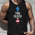 Two Seater Usa 4Th July 2023 White Trash Party Attire Tank Top Gifts for Him