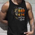 I Have Two Titles Dad And G Pa Lion Fathers Day Tank Top Gifts for Him