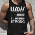Uaw Strike 2023 United Auto Workers Union Uaw Strong Red Tank Top Gifts for Him