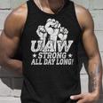 Uaw Strike Red United Auto Worker Picket Sign Uaw Worker Tank Top Gifts for Him