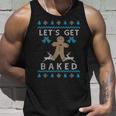 Ugly Christmas Sweater Let's Get Baked Tank Top Gifts for Him