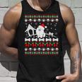 Ugly Christmas Sweater Pomeranian Dog Tank Top Gifts for Him