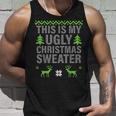 This Is My Ugly Christmas Sweater Style Tank Top Gifts for Him