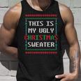 Ugly Christmas Sweater Winter Holidays Warm Clothes Tank Top Gifts for Him