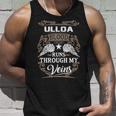 Ulloa Name Gift Ulloa Blood Runs Throuh My Veins Unisex Tank Top Gifts for Him